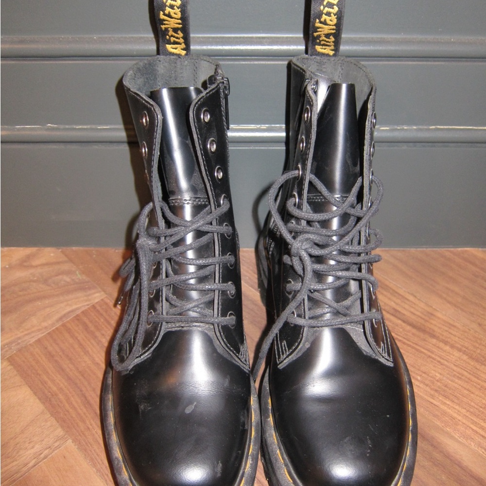 Dr. Martens Black Leather Boots